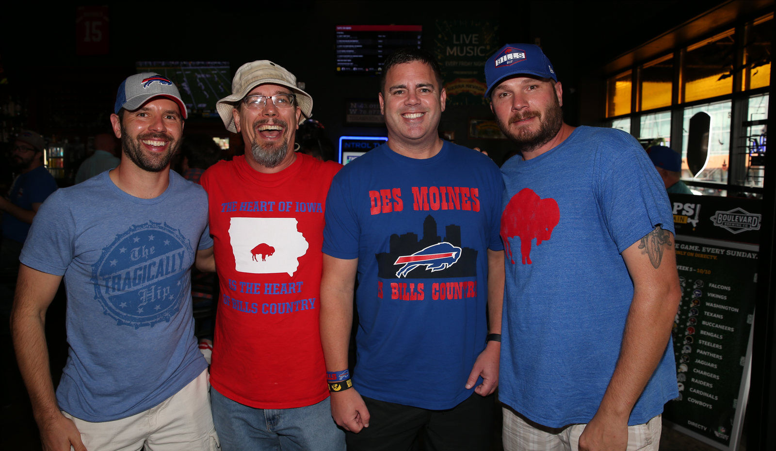 Buffalo Bills backers took over the the Taps on Main Bar